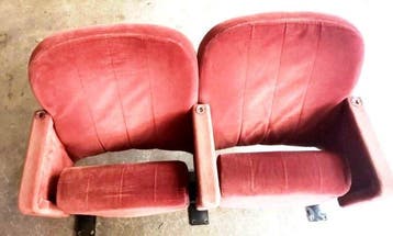 Fauteuil (35) - Metaal, Fluweel - Cinemastoelen - 35