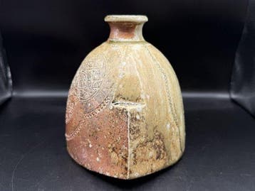 Vaas - Shigaraki Ware bloemvaas door houder van immaterieel
