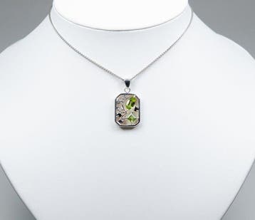 Zonder minimumprijs - Ketting met hanger - 925 zilver -