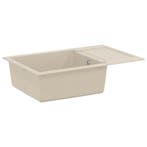 vidaXL Wasbak Beige 780 x 500 mm 80% Kwarts en 20% Hars, Verzenden, Nieuw
