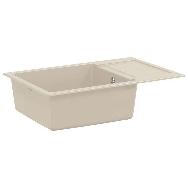 vidaXL Wasbak Beige 780 x 500 mm 80% Kwarts en 20% Hars, Maison & Meubles, Cuisine | Éléments de cuisine, Envoi