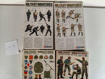 Maquette - Tamiya – Lot de 4 maquettes militaires 1:35 –