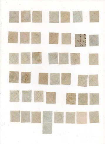 Frankrijk 1868 - Napoleon III met lauwerkrans 20c blauw Type, Gestempeld