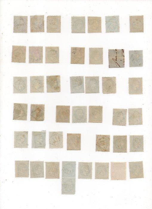 Frankrijk 1868 - Napoleon III met lauwerkrans 20c blauw Type, Postzegels en Munten, Postzegels | Europa | Frankrijk