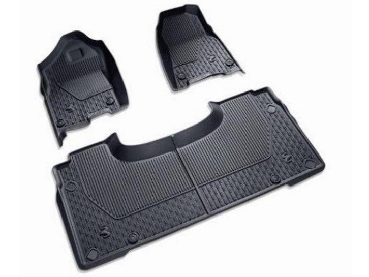 All Weather Mats Front+Rear DT Crew cab 19+ Black, Auto diversen, Auto-accessoires, Ophalen of Verzenden
