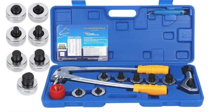 Optrompset, leiding optromper met pijpensnijder en ontbra..., Autos : Pièces & Accessoires, Climatisation & Chauffage, Envoi