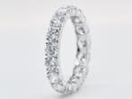 Zonder minimumprijs - Ring - 14 karaat Witgoud - 3.38ct. tw.