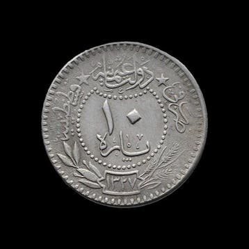 Ottomaanse Rijk. Mehmed V Reâd (1909-1918). 10 Para (Zonder