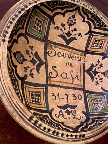 Gerecht Tobsil Safi 1930 - Keramiek - Marokko - Begin 20e