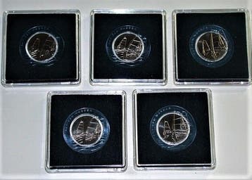 5 x 10 Euro 2021 A, D, F, G, J Duitsland Luft Bewegt Auf..., Verzenden