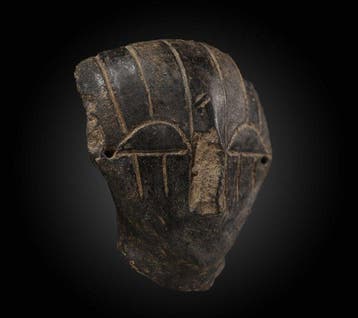 Europa zeldzaam hoofdbeeld in terracotta uit de 3e millenium