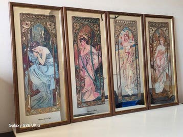 Alphons Mucha (1860-1939) - As fases do dia