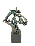 sculptuur, Horse head - 42 cm - Hars