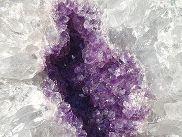 Grote amethist natuurlijke geode, uniek, één geologische