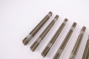 Fleischmann N - 9100 - Modeltreinsporen (40) - 40 rechte, Nieuw