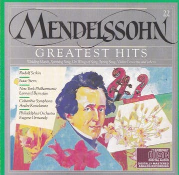 Mendelssohn - Rudolf Serkin, Isaac Stern, New York Philharmo, Verzenden