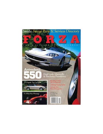 2002 FERRARI FORZA MAGAZINE 40 ENGELS, Nieuw