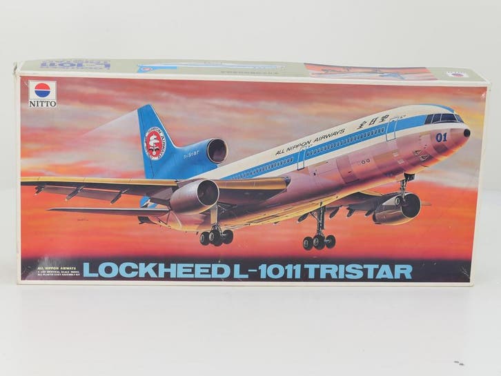 Schaal 1:100 Nitto 427-2800 Lockheed L-1011 Tristar All N..., Hobby en Vrije tijd, Modelbouw | Vliegtuigen en Helikopters, Nieuw