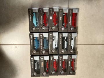 Welly 1:55 - Voiture miniature (15) - Citroën, Lotus, Skoda,