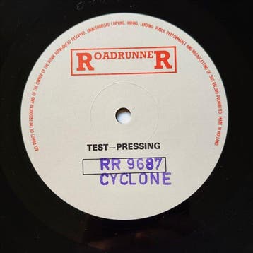 Cyclone - Brutal Destruction - LP - Test persing - 1985, CD & DVD