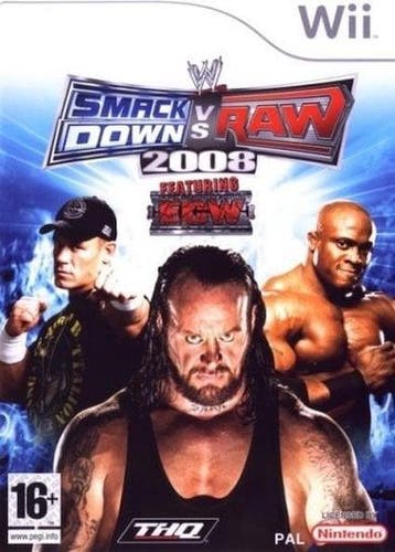 WWE Smackdown vs Raw 2008 (Wii Games), Games en Spelcomputers, Ophalen of Verzenden, Zo goed als nieuw