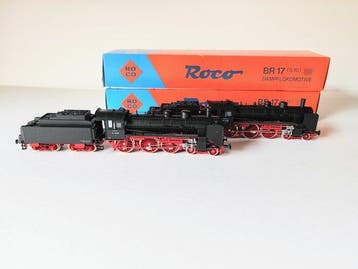 Roco H0 - Stoomlocomotief (2) - BR 17 DB - DB, Hobby en Vrije tijd, Nieuw