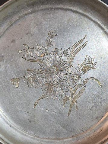 Schotel - .875 (84 Zolotniki) zilver - Soviet Dish -