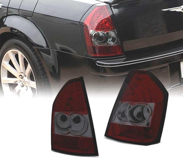 FEUX ARRIÈRE POUR CHRYSLER 300C 300 09-10 LED ROUGE FUMÉ, Autos : Pièces & Accessoires, Éclairage, Envoi