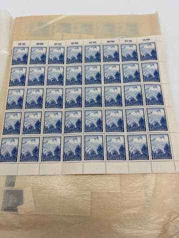 Oostenrijk 1950/1980 - nieuwe zegelblokken en