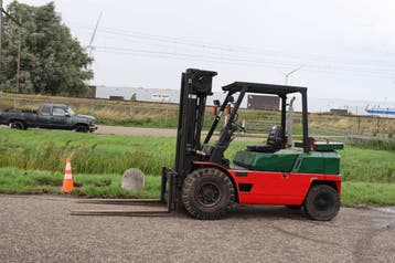 Veiling: Heftruck Caterpillar DP40 Diesel 4000kg 5.0m 1996, Ophalen