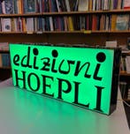 Oorspronkelijke uitgeverij Hoepli - Neonlichtbord - Plastic