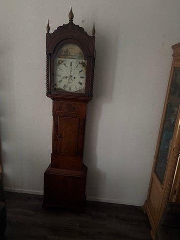 Staande klok - Thomson - Antiek - Mahonie - 1800-1850 -