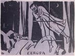 Spotprent met Haile Selassie als spook voor Europa (Lithos), Verzenden