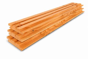 Douglas triple Rhombusprofiel | Gevelbekleding Wandbekleding, Bricolage & Construction, Bois & Planches, Ophalen of Verzenden