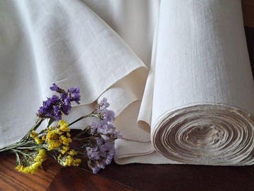Prachtige rol oud hennep - 8,5 meter - Textiel - 850 cm - 72