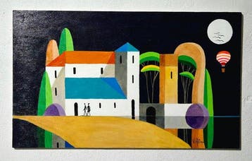 Vittorio Altieri (XX-XXI) - Passeggiata nel borgo della luna