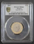 Monaco Km 194 1 Euro 2017 Albert Ii Pcgs Ms66, Verzenden, België