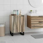 vidaXL Wastafel kabinet voor de badkamer Wit 38 x 33,5 x 58, Verzenden, Nieuw