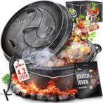 Braadpan - Gietijzeren pan - Dutch Oven - Pan gietijzer - 4,, Verzenden