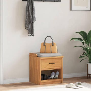 vidaXL Gangbankje SANDNES 45x40x50 cm massief grenenhout, Verzenden