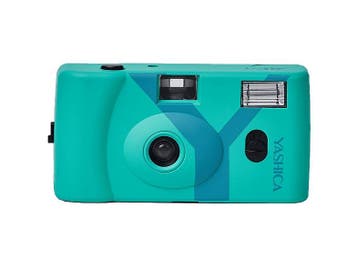 Yashica -  Mf-1 Camera Y Film 400/24  - Turquoise, Audio, Tv en Foto, Verzenden, Nieuw