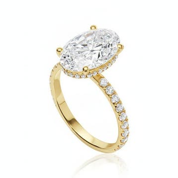 Bague de fiançailles - 14 carats Or jaune - 2.32ct. tw., Bijoux, Sacs & Beauté, Bijoux anciens