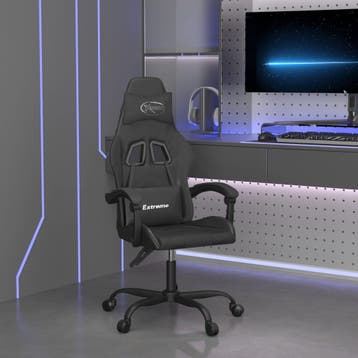 vidaXL Gamestoel kunstleer zwart, Huis en Inrichting, Stoelen, Verzenden, Nieuw
