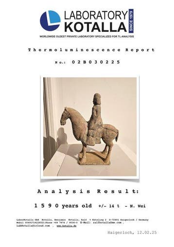 Het oude China, Noordelijke Wei Terracotta Zeer zeldzame