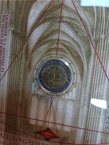 Saint-Marin. 2 Euro 2005 Galileo Galilei (Sans prix de
