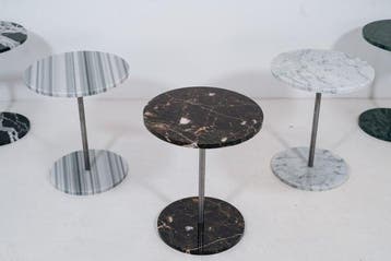 TM DESIGN - Salontafel (5) - Metaal, MARMO - MARMER