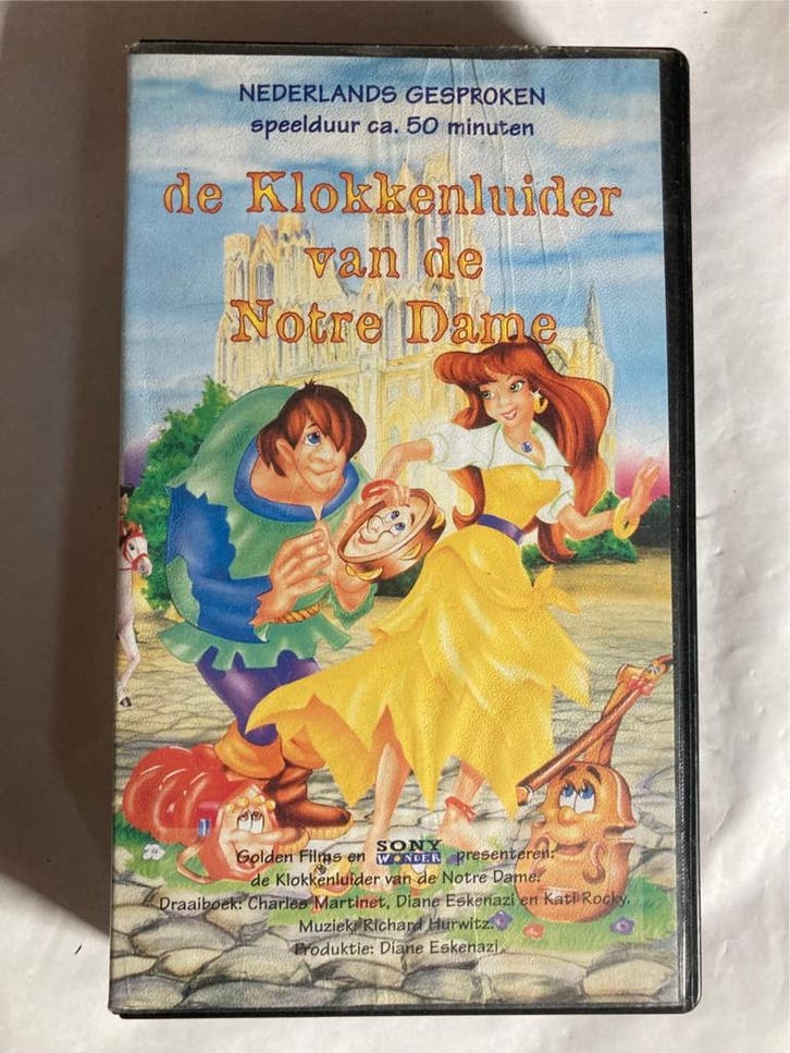 DE KLOKKENLUIDER VAN DE NOTRE DAMME (VHS), CD & DVD, VHS | Film