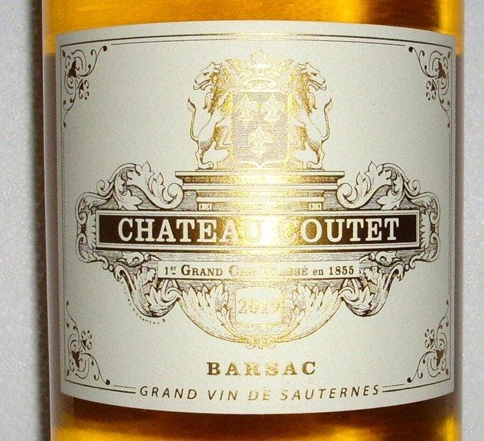 2019 Château Coutet - Sauternes, Barsac 1er Grand Cru Classé, Collections, Vins