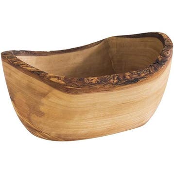 Kom | EARTH OLIVE | Olijfhout | Per Stuk | 150x90x50(h)mm, Verzenden, Nieuw in verpakking
