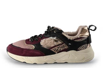 Poelman Sneakers in maat 41 Rood, Kleding | Dames, Poelman, Verzenden, Sneakers, Gedragen